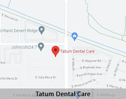 Map image for Kid Friendly Dentist in Phoenix, AZ